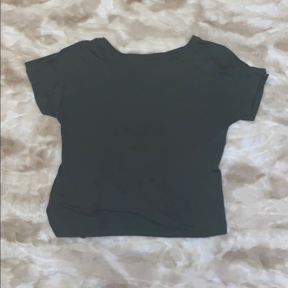 Hunter green shirt